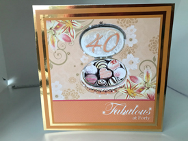 40th birthday card